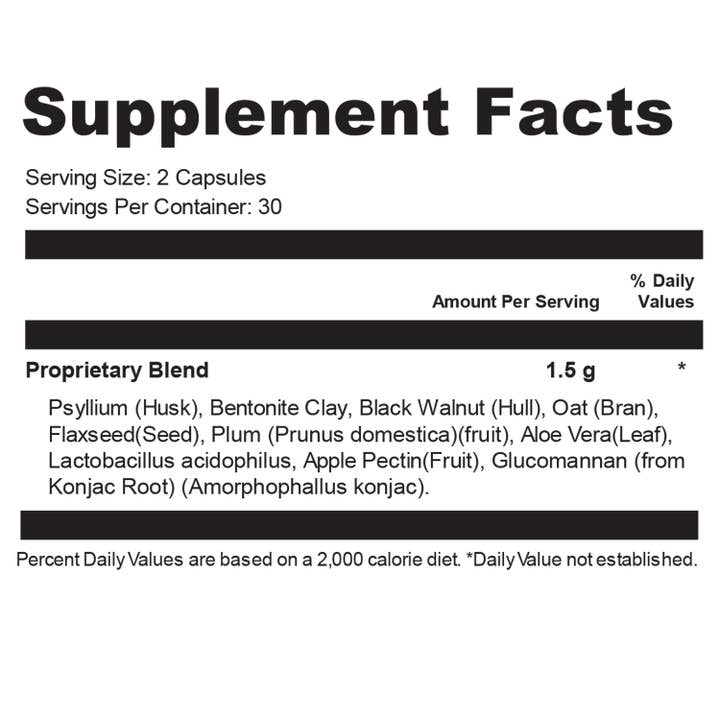 Lure Essentials - Wholesale Voedingssupplement/vitamine - CLEANSE & SLIM Detox Psyllium Husk Fiber6