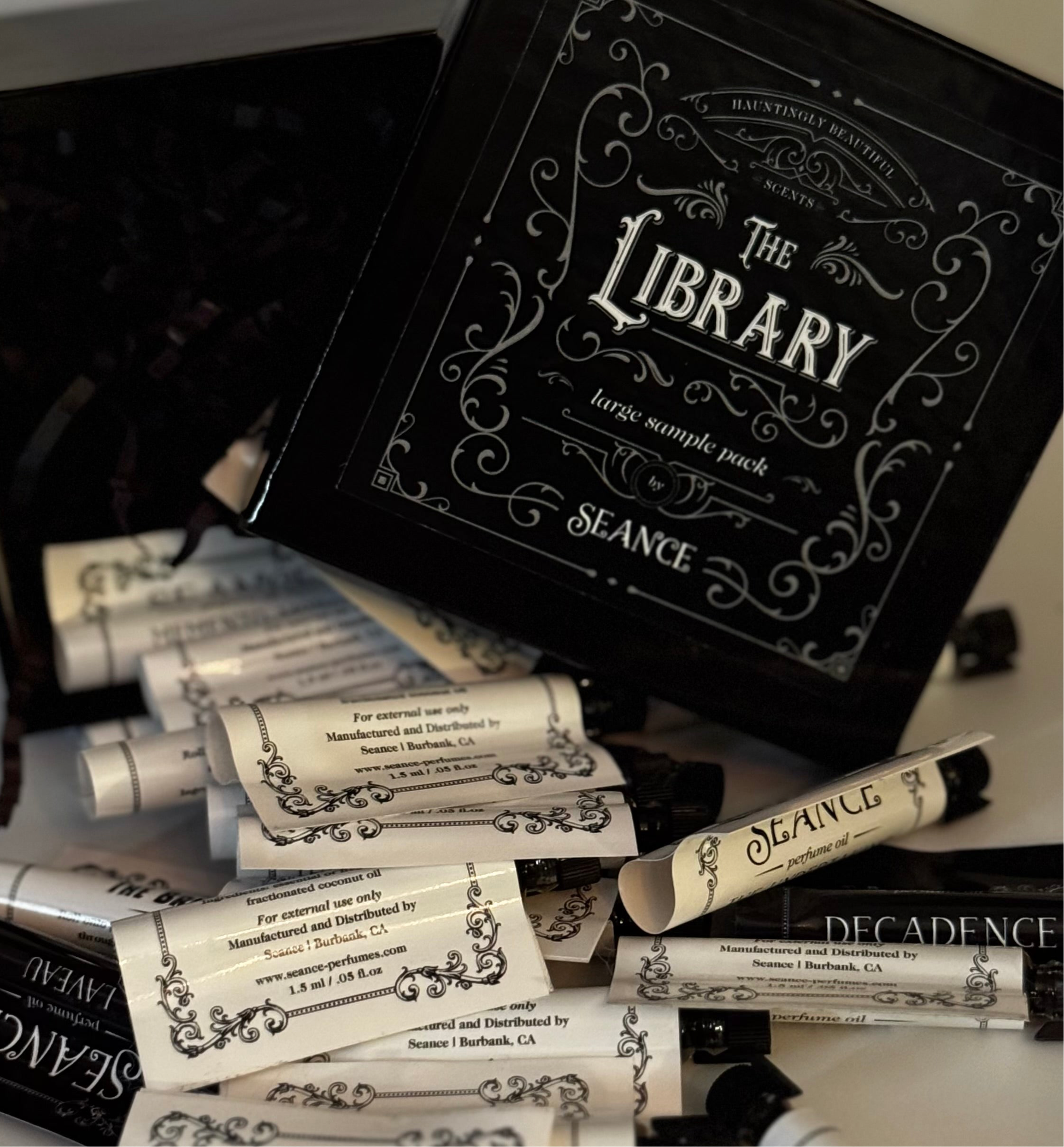 Seance - Wholesale Retailer Sample - Beauty & Wellness - The Library- large sample pack (all current scents)3