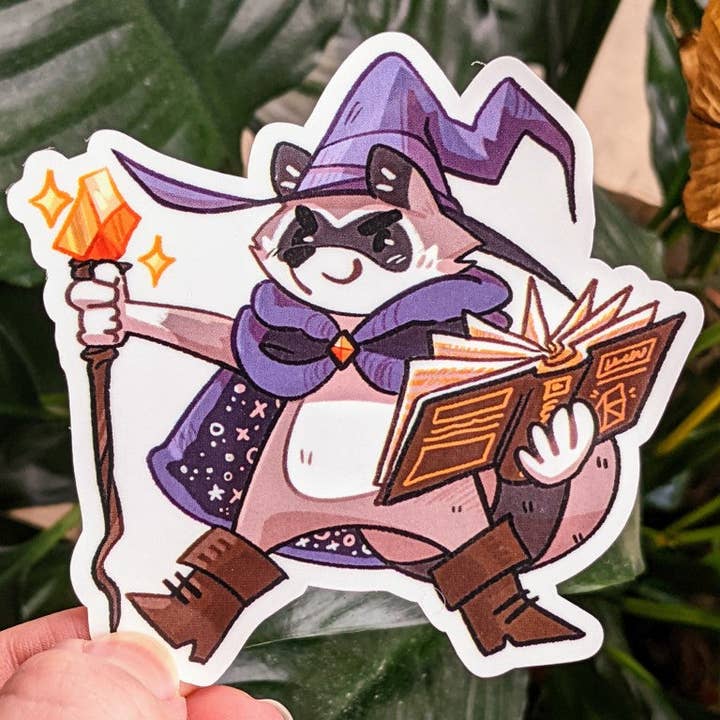 Milky Tomato - Wholesale Sticker - D&D Raccoon Stickers!1