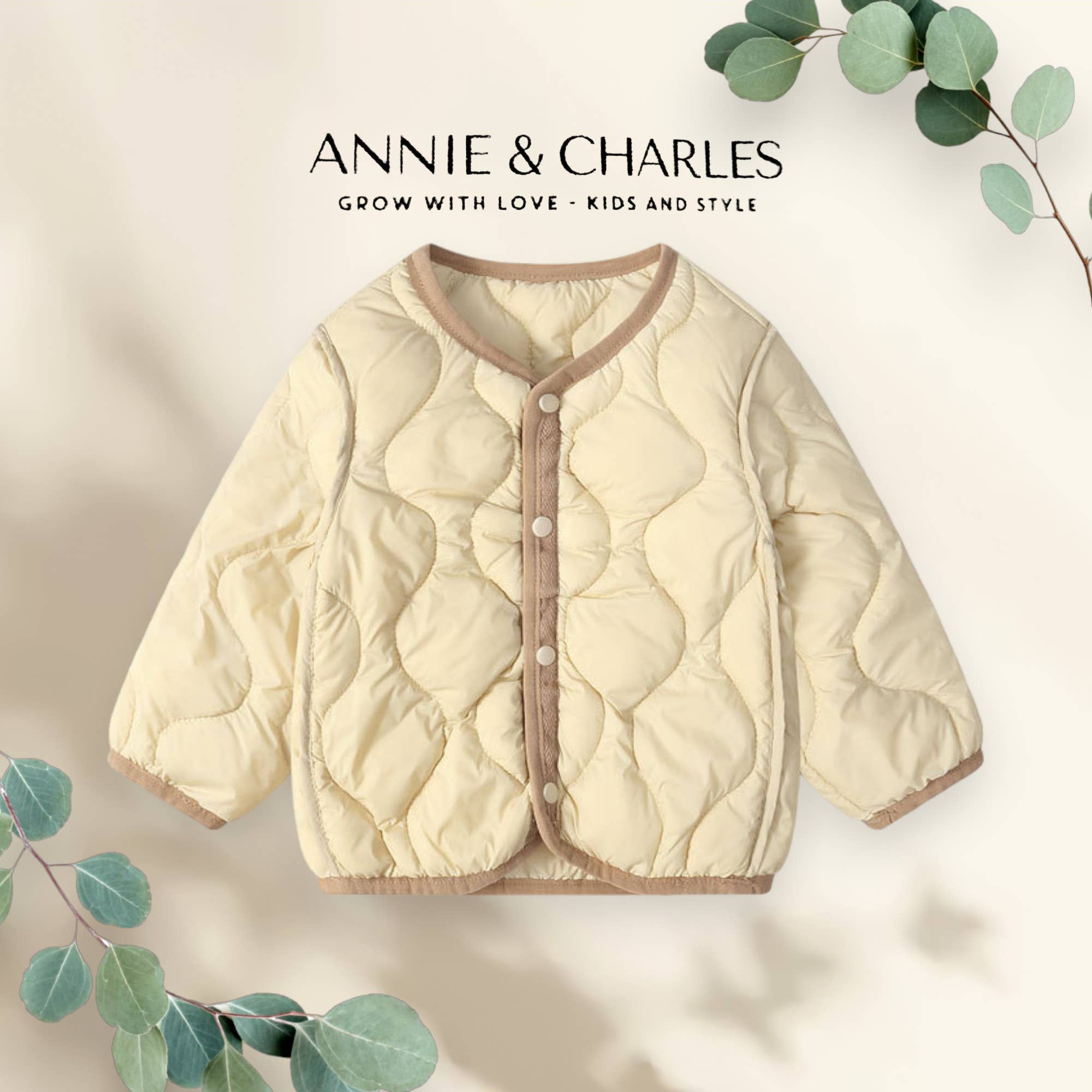 Annie & Charles - Wholesale Puffer Jacket - Kids - Annie & Charles® lightweight quilted jacket with down filling0