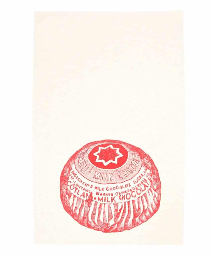 Gillian Kyle – wholesale Tea towel – Tunnock's Teacake Tea Towel3