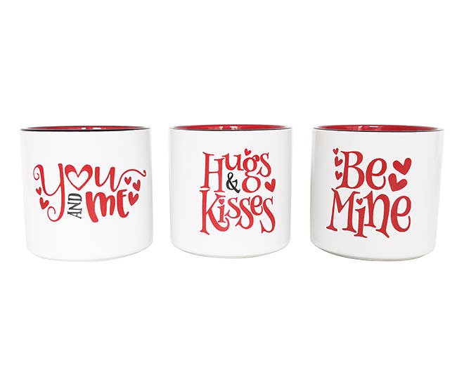 Blue Sky Clayworks - Wholesale Plant pot - BEVALENTINES MINE PLANTERS 4'', 3 ASST COLORS0