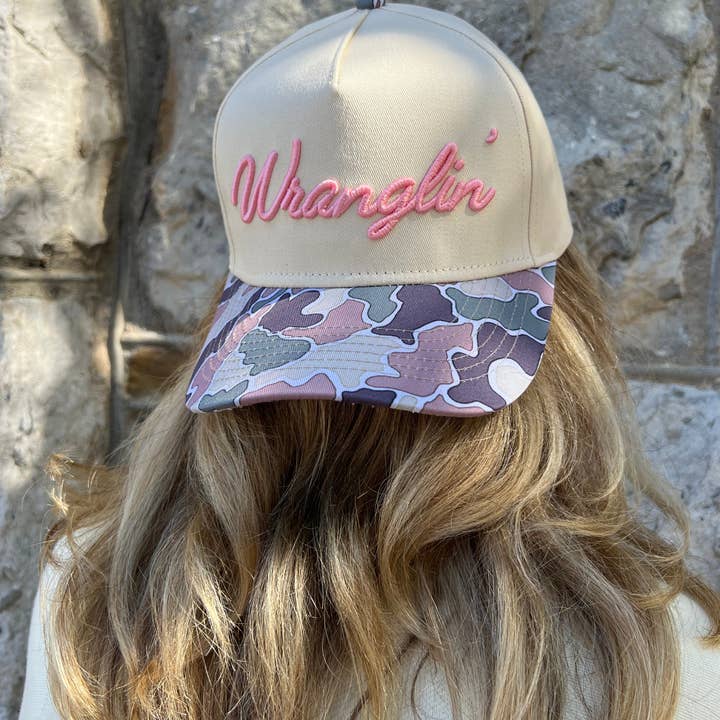 Social Statement – boné - Mulher por atacado – Chapéu Vintage de Caminhoneiro Wranglin'