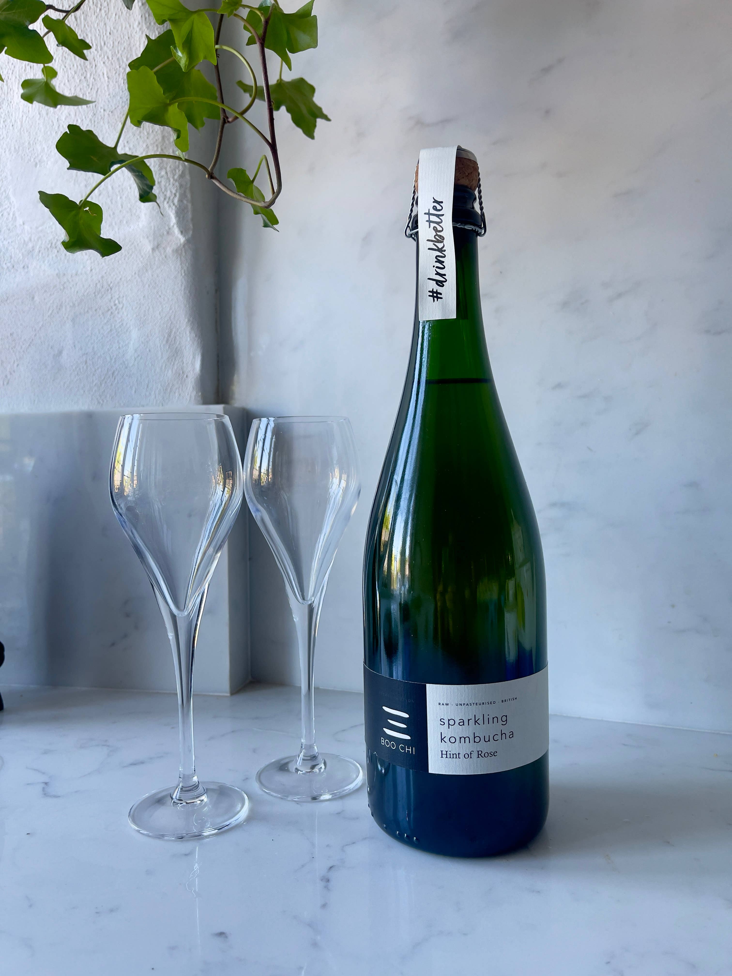 Boo Chi Kombucha – Engroshandel Kombucha – Boo Chi Kombucha mousserende med et strejf af rose (1 enhed)2