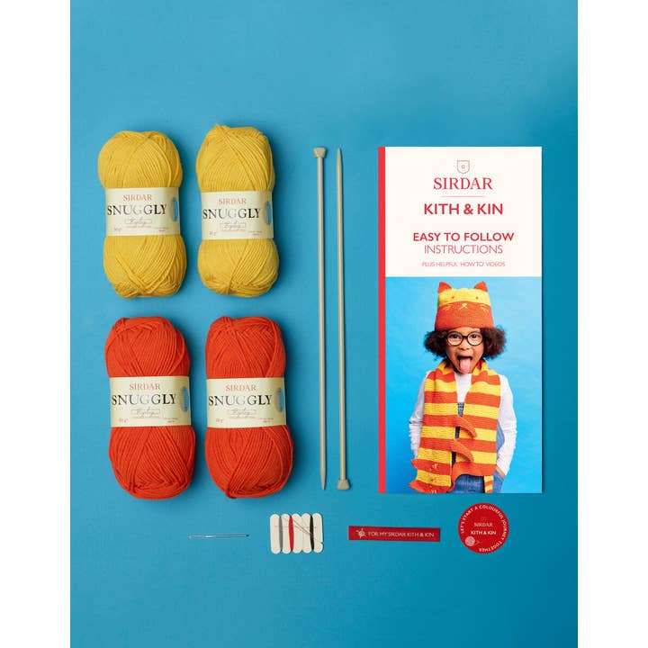 DMC - Wholesale Knitting/Crochet Supplies - Sirdar Cat Hat and Scarf Knit Kit