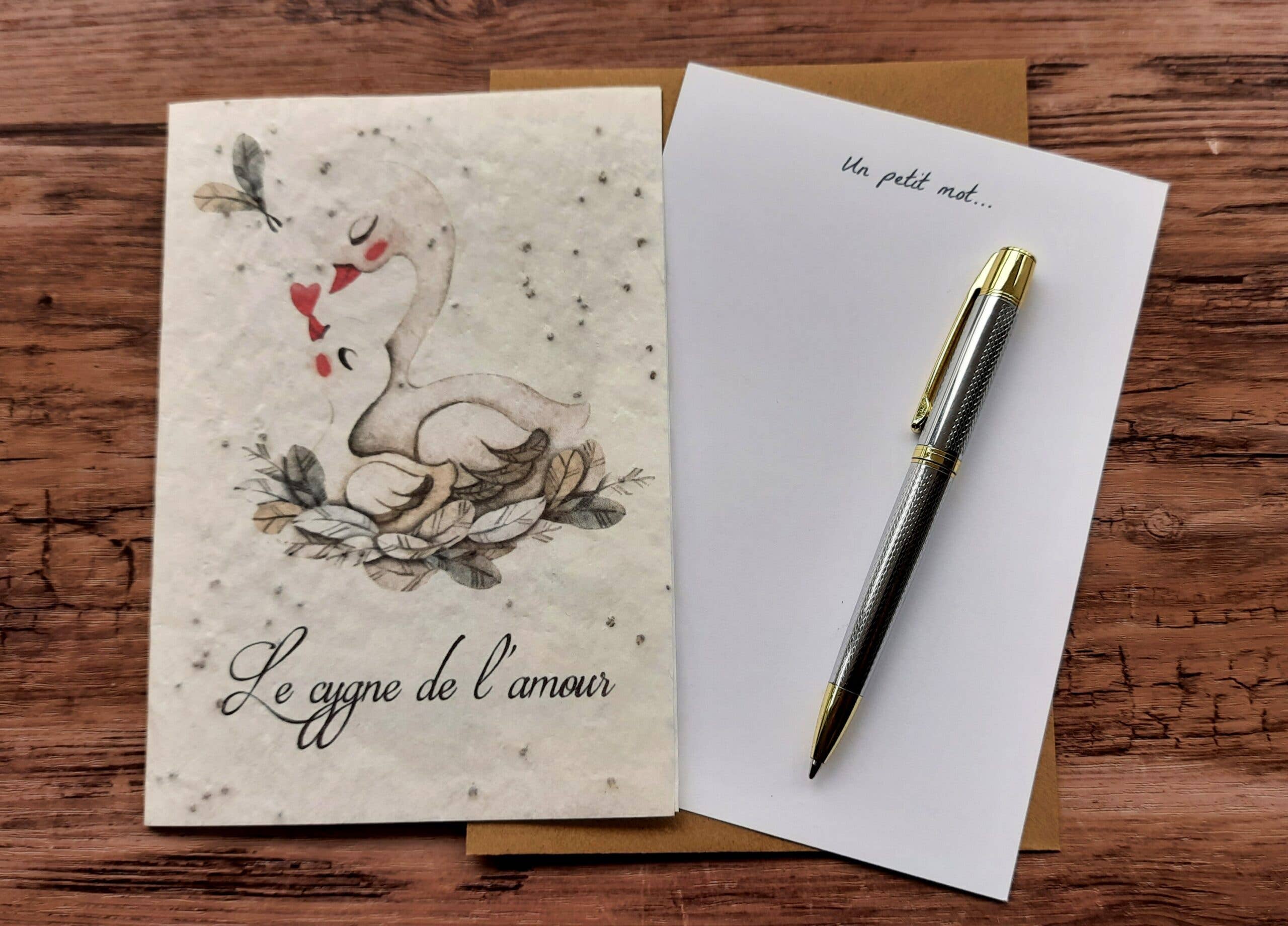 Des Mots Qui Fleurissent - Wholesale Love Card - Map to plant - The Love Swan1