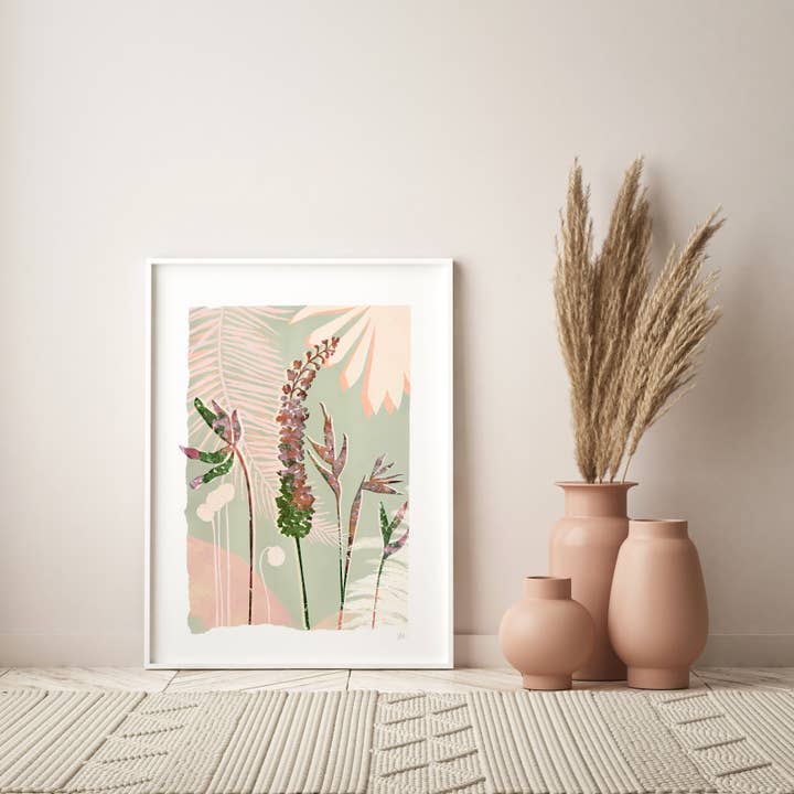 Serene Botanical Print 3 for wholesale by Violets Print House