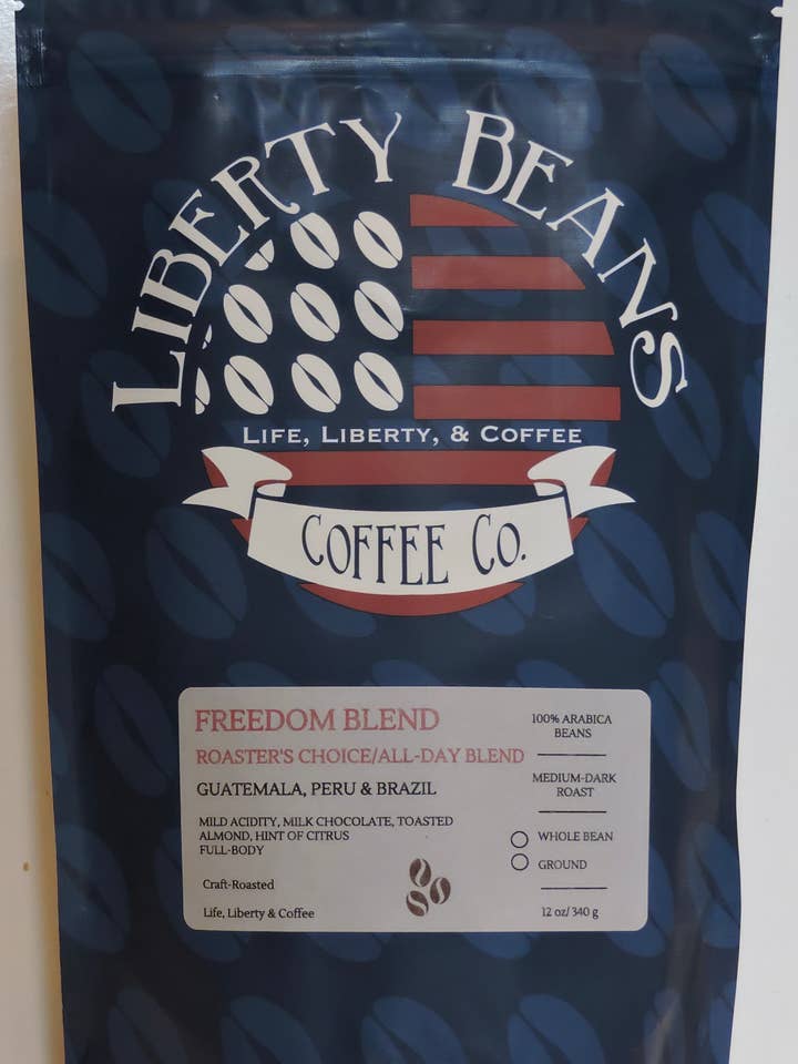 Freedom Blend - Gemahlener für den Großhandel von Liberty Beans Coffee Company