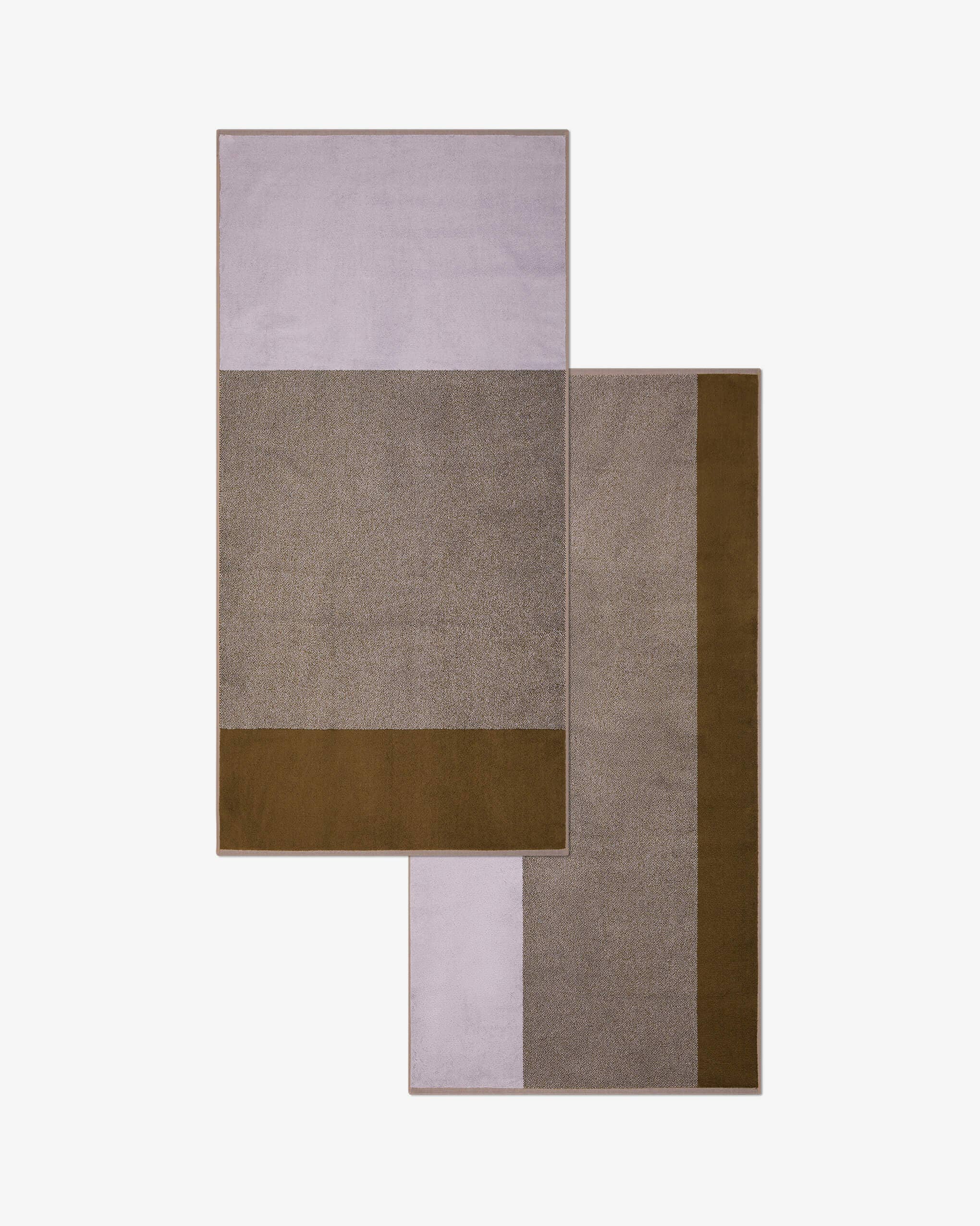 Badhanddoeken Set Blend Green Lilac (2 st.) for wholesale on Faire6