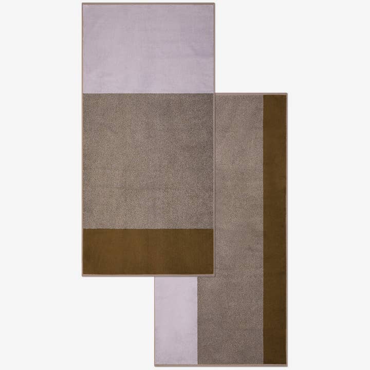 Badhanddoeken Set Blend Green Lilac (2 st.) for wholesale on Faire6