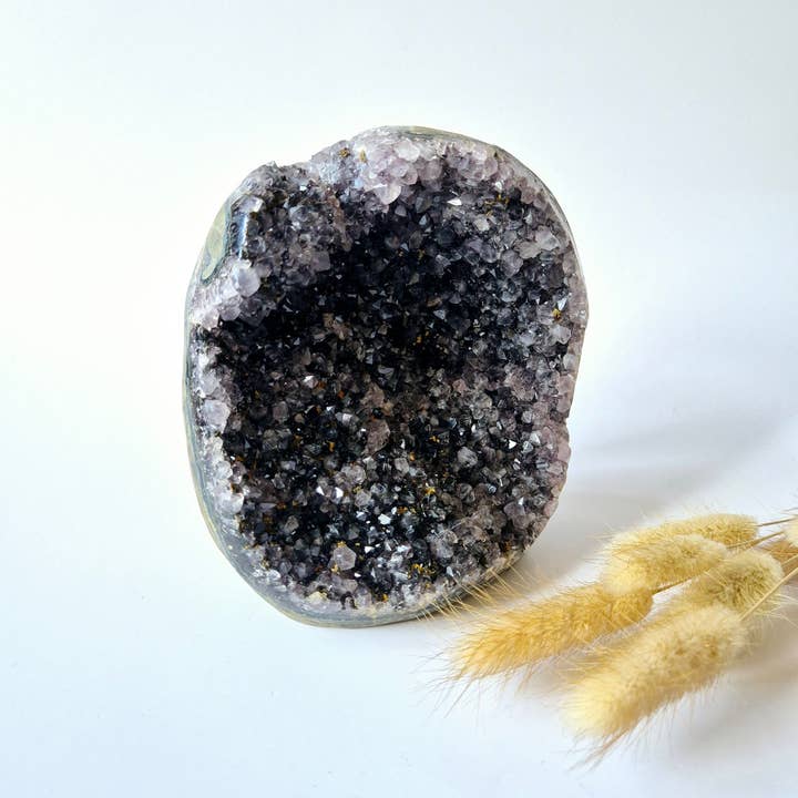 Moonlight Gemstones - Wholesale Spiritual Stone/Crystal - XL Gemstone Raw Amethyst Cathedral Cluster – #9 1469 grams3