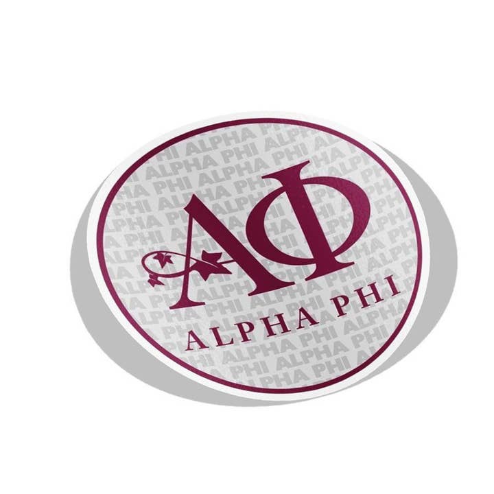 Sorority Mascot Round Decal Sticker for wholesale by wholesalegreek