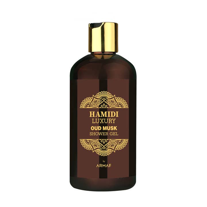 Gel douche de luxe Oud Musk pour la vente par Oura Scents Inc.