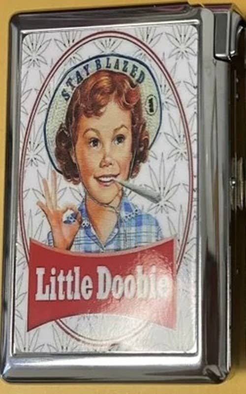 Lighter King – wholesale Humidor-/cigarrtillbehör – Little Doobie Cigarette Marijuana-fodral med inbyggd tändare0