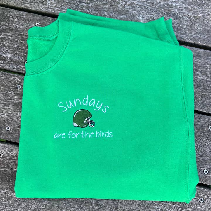 Sundays Are for the Birds Embroidered Sweatshirt | Philadelphia Football Crewneck (Copy) and other Purchase Wholesale phillies. Free Returns & Net 60 Terms on Faire trending on Faire.