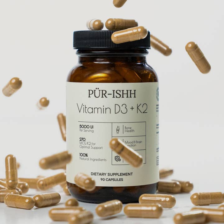 Vitamin D3 & K2 for wholesale by Pur-Ishh