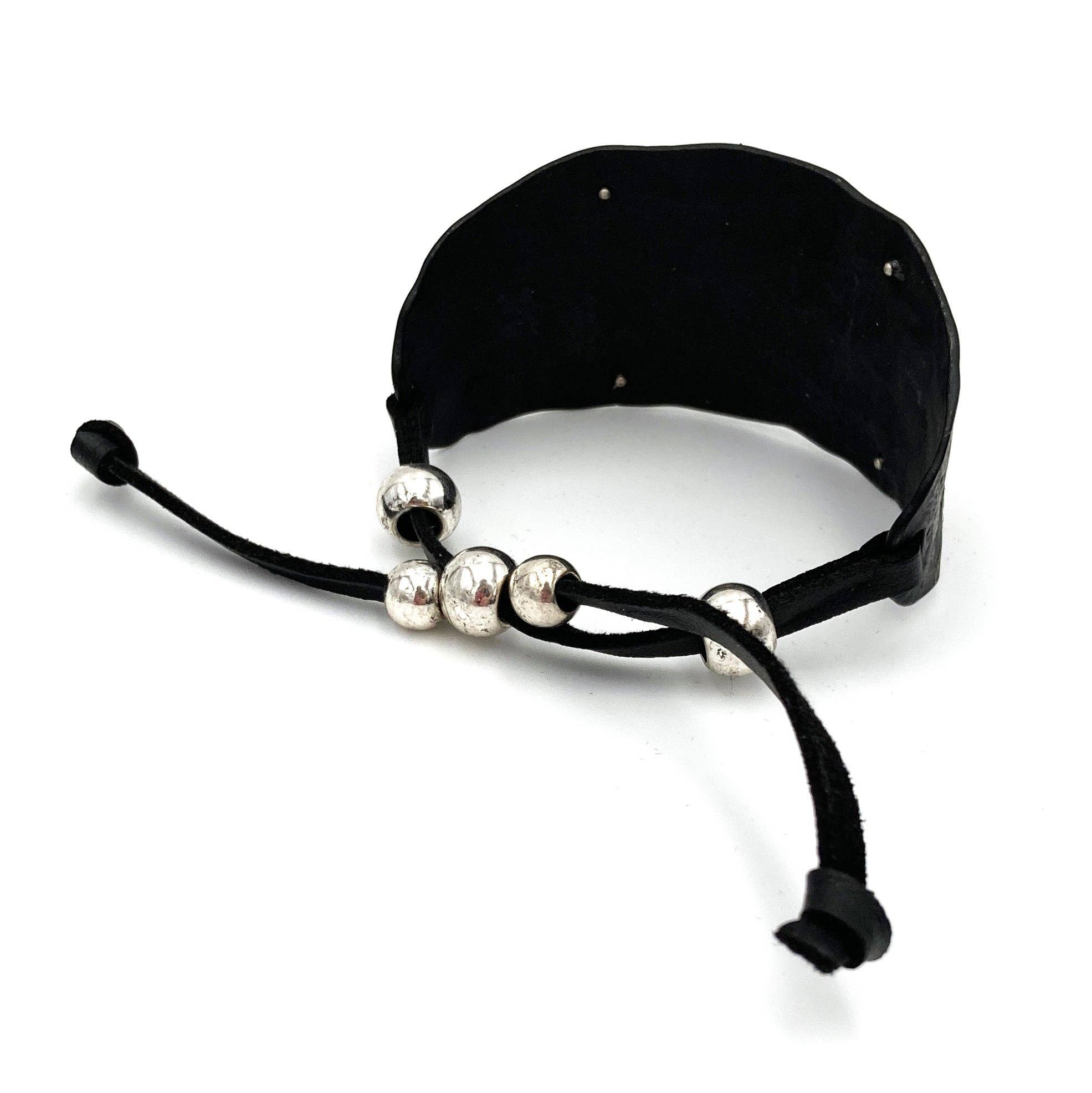 Lunar Deer - Wholesale Cuff Bracelet - Hide Your Crazy Silver Gold Patina Western Bracelet Cuff6