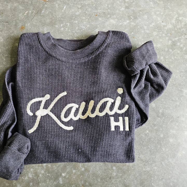 Local Supply Club - Wholesale Sweatshirt - Unisex - The Corded Crew - Lightweight Corduroy Crewneck Pullover1