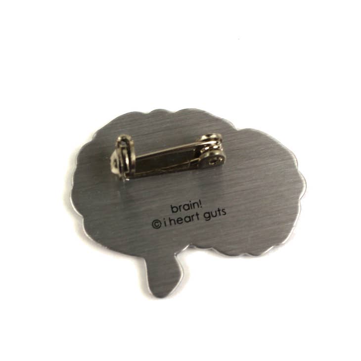 Fun Enamel Pin Organ Brain Heart Decorative Pins Lapel Badges