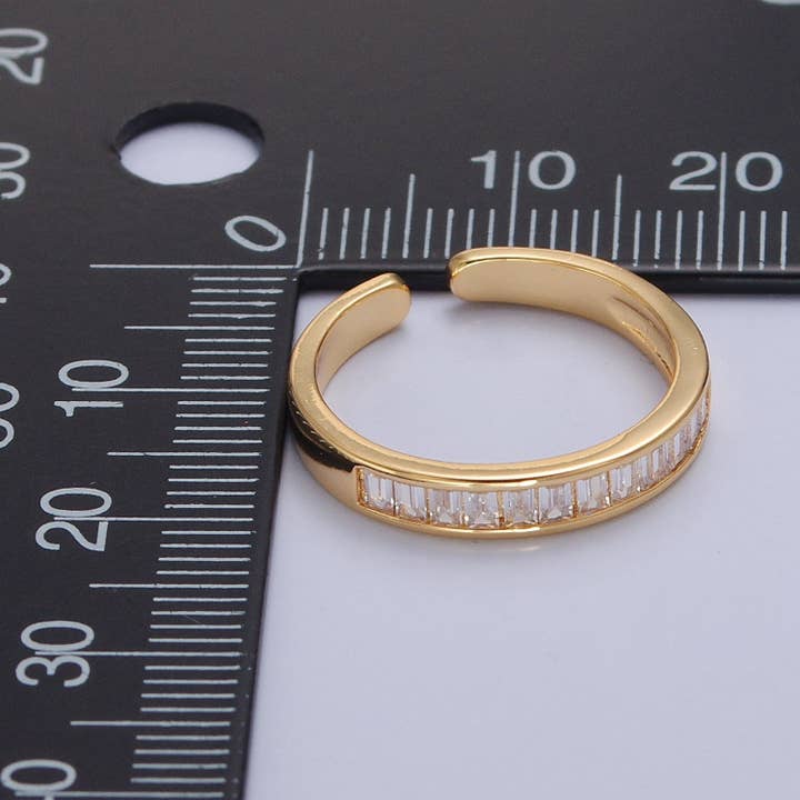 Aim Eternal - Wholesale Multi-Stone Ring - Minimalist Baguette Ring Classic Pave Ring O-2176