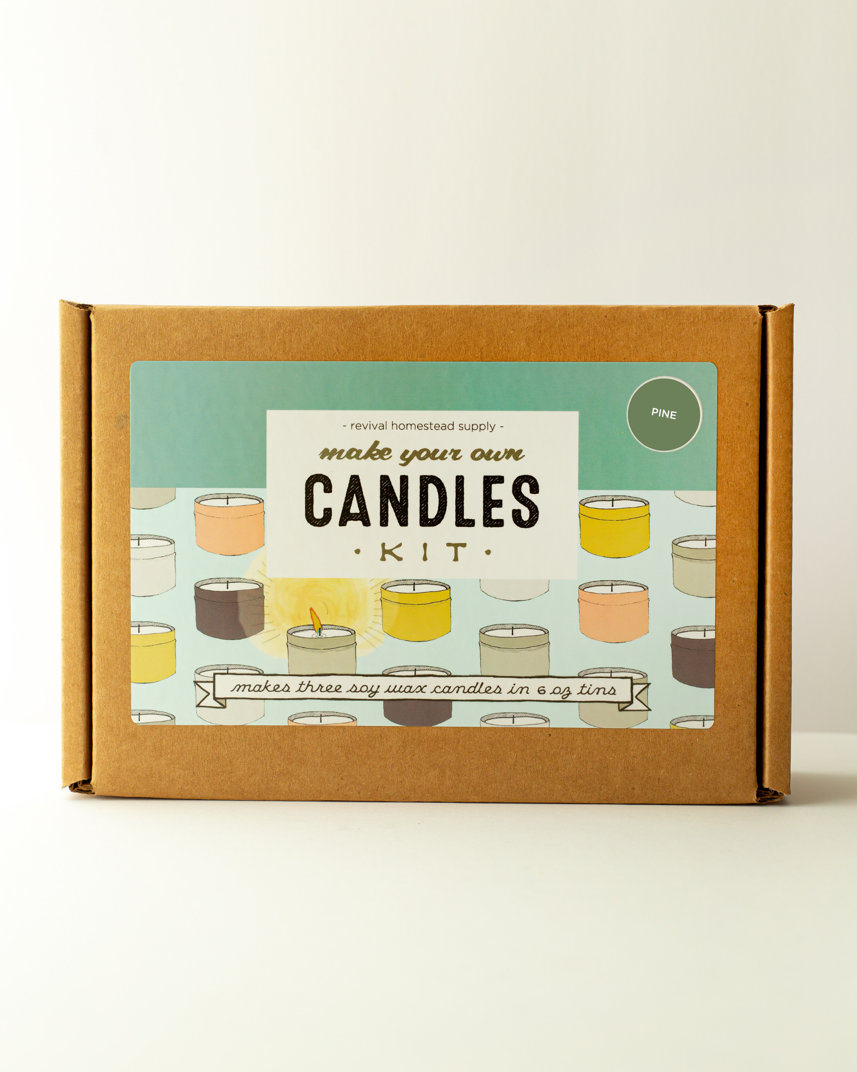 Revival Homestead Supply - Wholesale DIY Craft Kit - Soy Candle Kit, Scented, Make Your Own, DIY1
