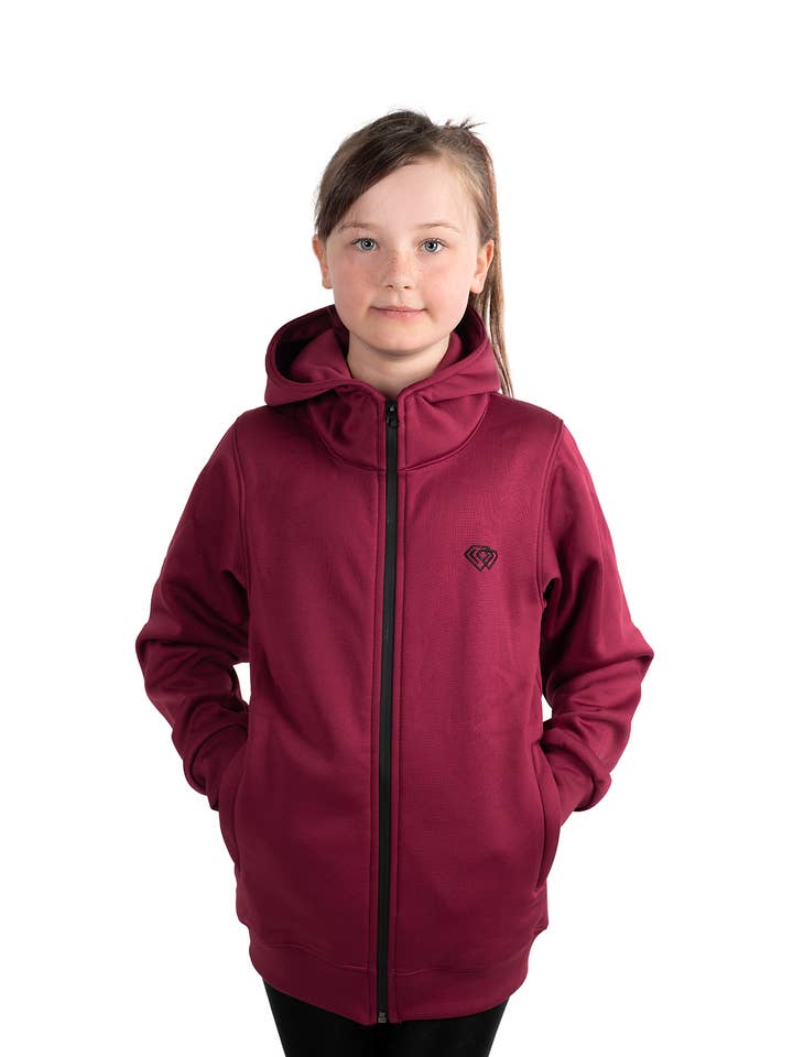 Felpa con cappuccio da bambino, pile di poliestere, tasche con zip per la vendita all'ingrosso da parte di ELEVEN RVK