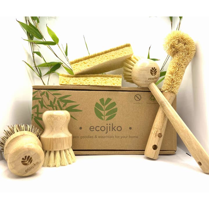 ecojiko – wholesale Cleaning brush – Zero Waste Cleaning Kitchen Starter Kit