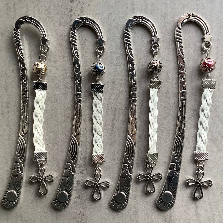 Faithstrings – Engroshandel Bogmærke – Faithstrings Bogmærke Cross Christian Bibelen Læsning Stjerner1