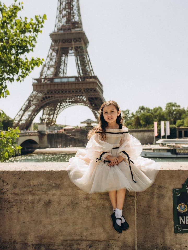 Petite Maison Kids - Wholesale Dress - Kids - Coco-Caramel Tulle Dress15