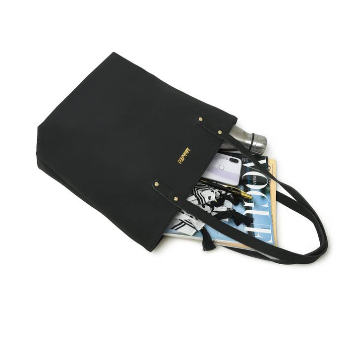 Classy Leather Bags – Engroshandel Tote bag - Dame – Era Vegan Lædertaske - Midnight Black2