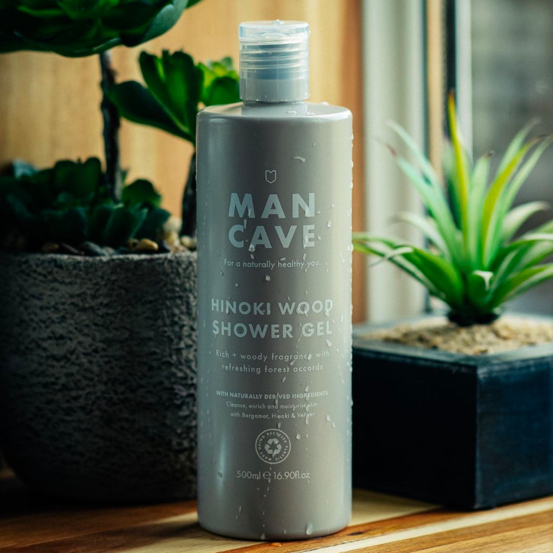 ManCave – Großhandel Duschgel – Duschgel für Männer | Hinoki-Duft | 500 ml | Geschenk für ihn9