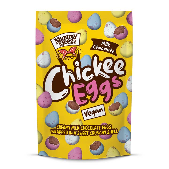 Mummy Meegz Huevos Chickee Veganos 12 x 80g para venta al por mayor de Goodness Goodies
