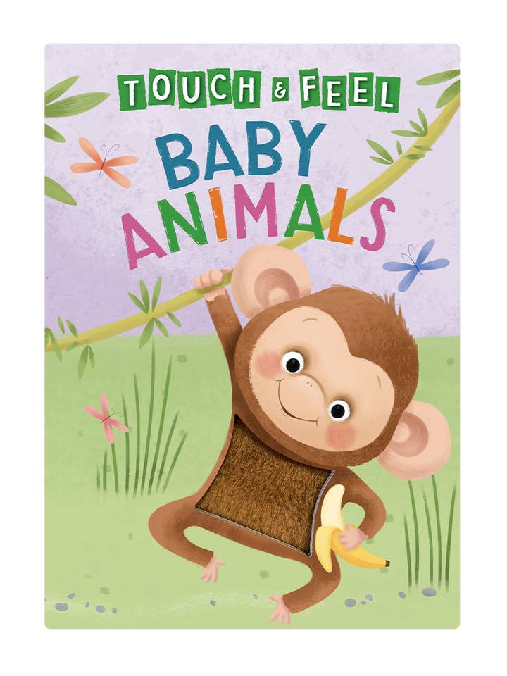 Baby Animals: A Touch and Feel Book for wholesale by Little Hippo Books
