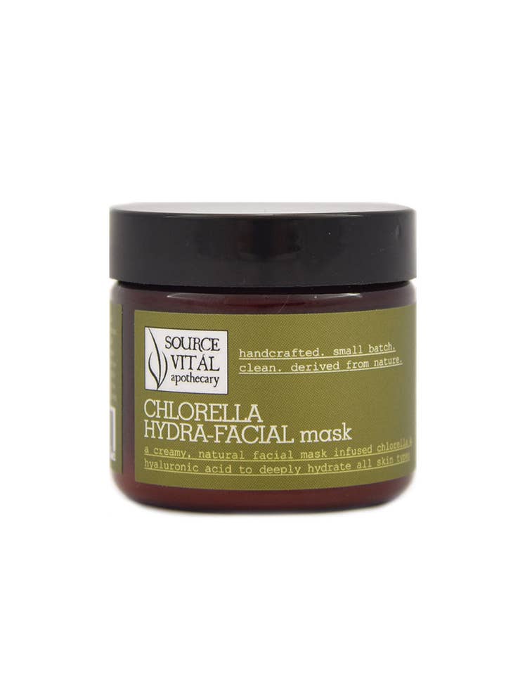 Chlorella Hydra-Facial Mask for wholesale by Source Vital Apothecary
