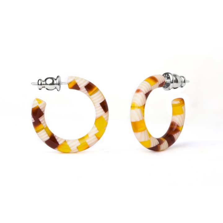 Fenna&Fei - Wholesale Hoop Earrings - Ultra Mini Hoop Collection | Small Acetate Hoops