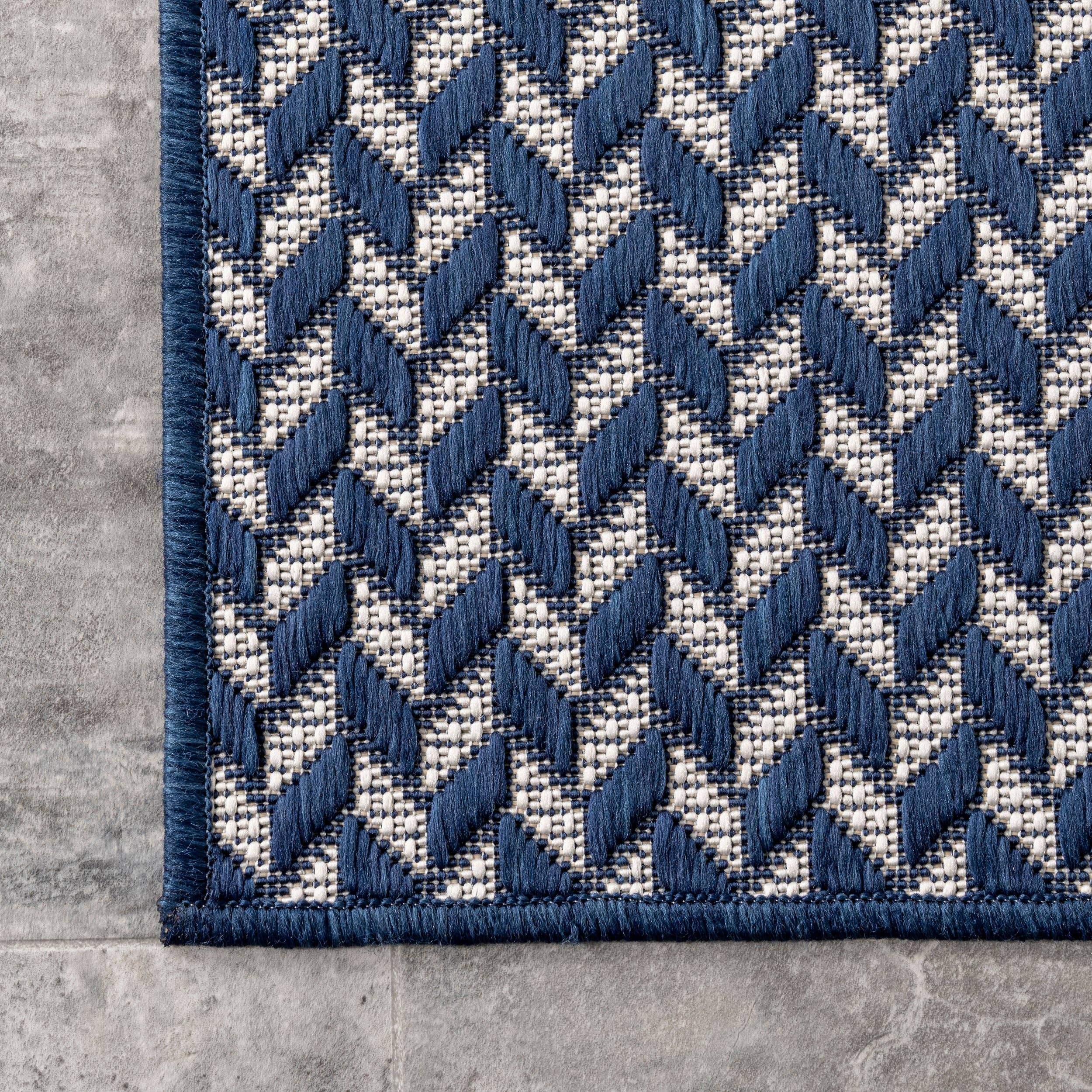 nuLOOM - Wholesale Area Rug - Camryn Herringbone Indoor/Outdoor Area Rug13