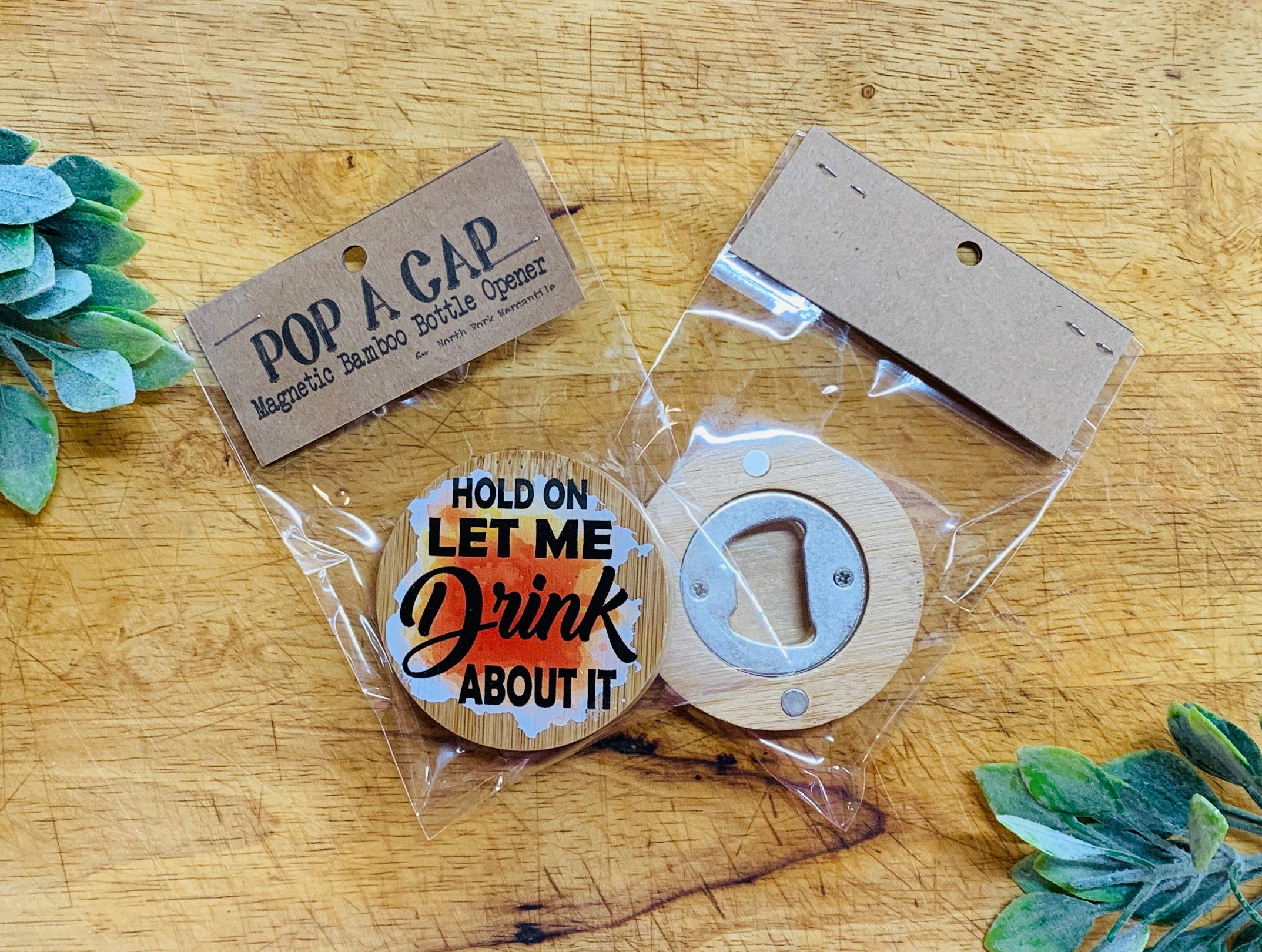 North Fork Mercantile - Vente Ouvre-bouteille/tire-bouchon - Décapsuleur magnétique, Cadeau de bière, Distillerie, Vignoble, Bar10