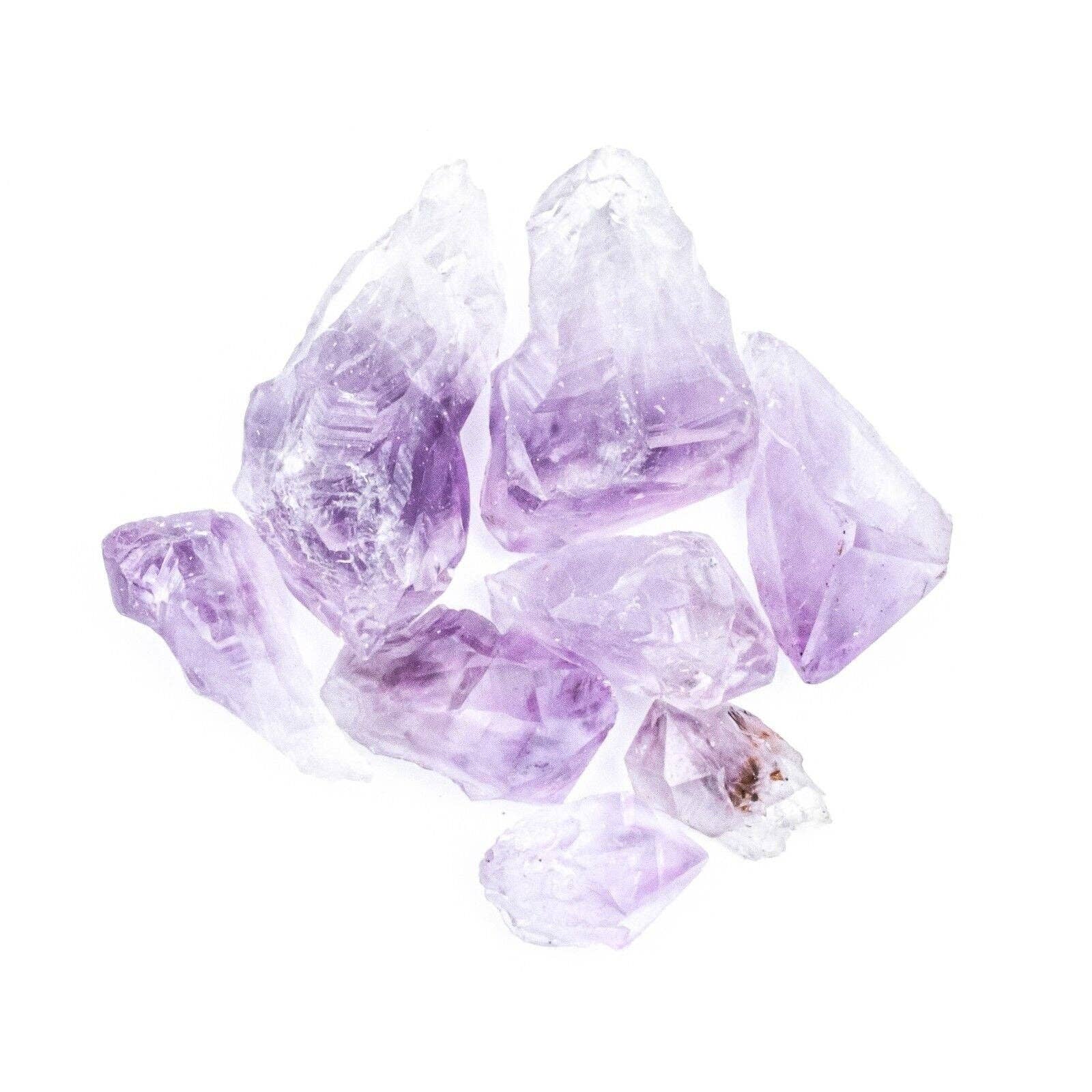Tree of Life Gems - Wholesale Spiritual Stone/Crystal - NEW! Raw Amethyst Points Bulk, Small Gems, Rock Lover Gift,0