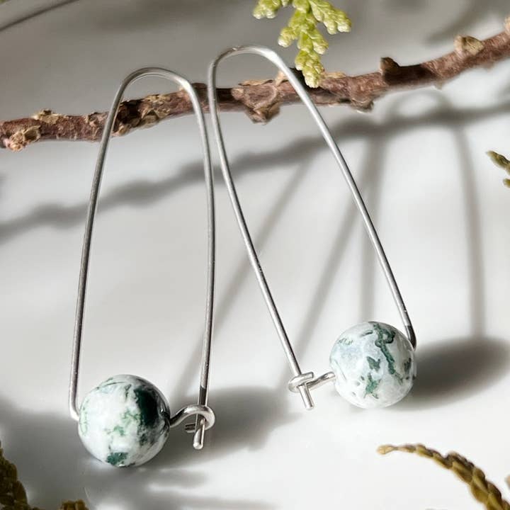 brincos pinho + caixa de neve por atacado de Iris Noire Designs