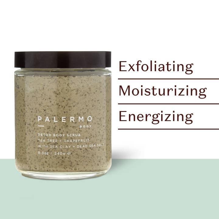 Palermo Body - Wholesale Body Scrub/Exfoliant - Detox Body Scrub - Tea Tree + Grapefruit