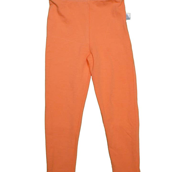 Orange/Grøn Baby Lang Legging for engroshandel hos Two Owls