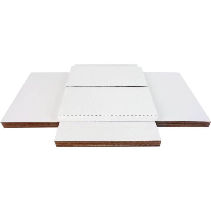 Square Deal Recordings & Supplies - Wholesale Gift Box - Cardboard 12" Record Box - Holds 1 To 3 - 12.5" x 12.5" x 1"