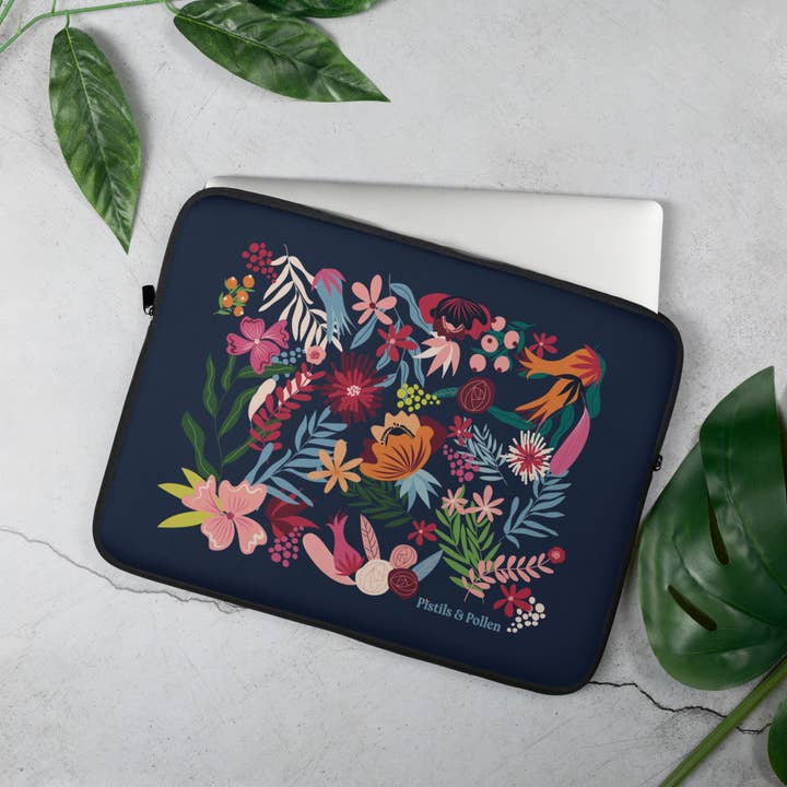 Laptop Sleeve for wholesale by Inspired Botanical Design