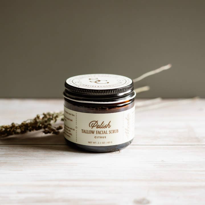 Polish | Tallow Facial Scrub for wholesale by Schneider Goods Co