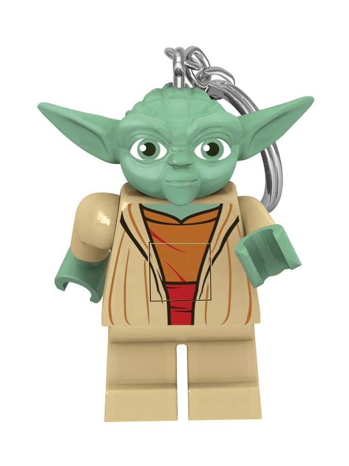 LEGO Star Wars Yoda Schlüsselanhänger mit Taschenlampe, 6 cm für den Großhandel von Joy Toy