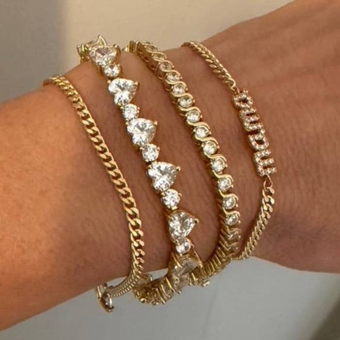 Kosmisk kärlek tennisarmband för wholesale av House of Au.ORA