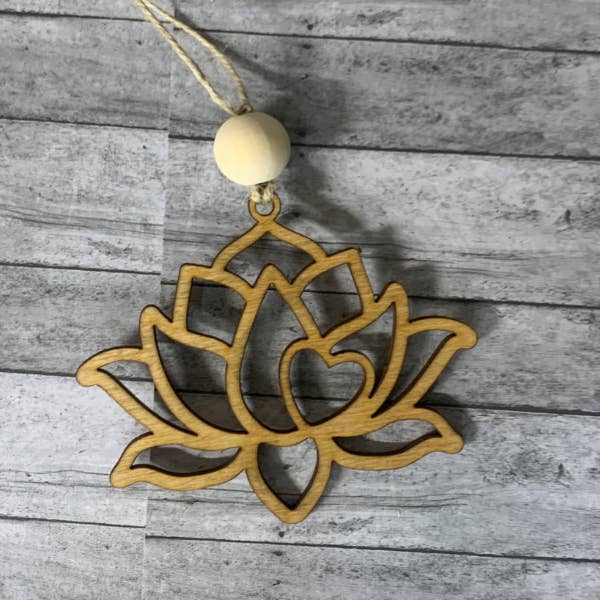 Serenity Blooms Lotus Flower Ornament for wholesale by Plums & Roses