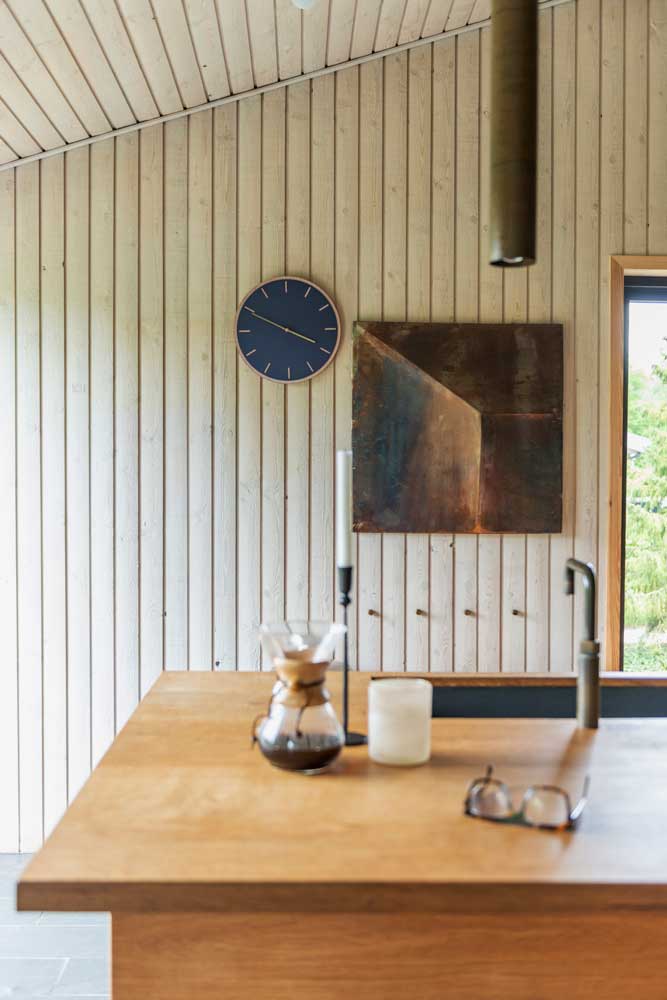 Hemverk – wholesale Wall clock – Smokey Blue Oak Wall Clock — Ø28/Ø38 cm5