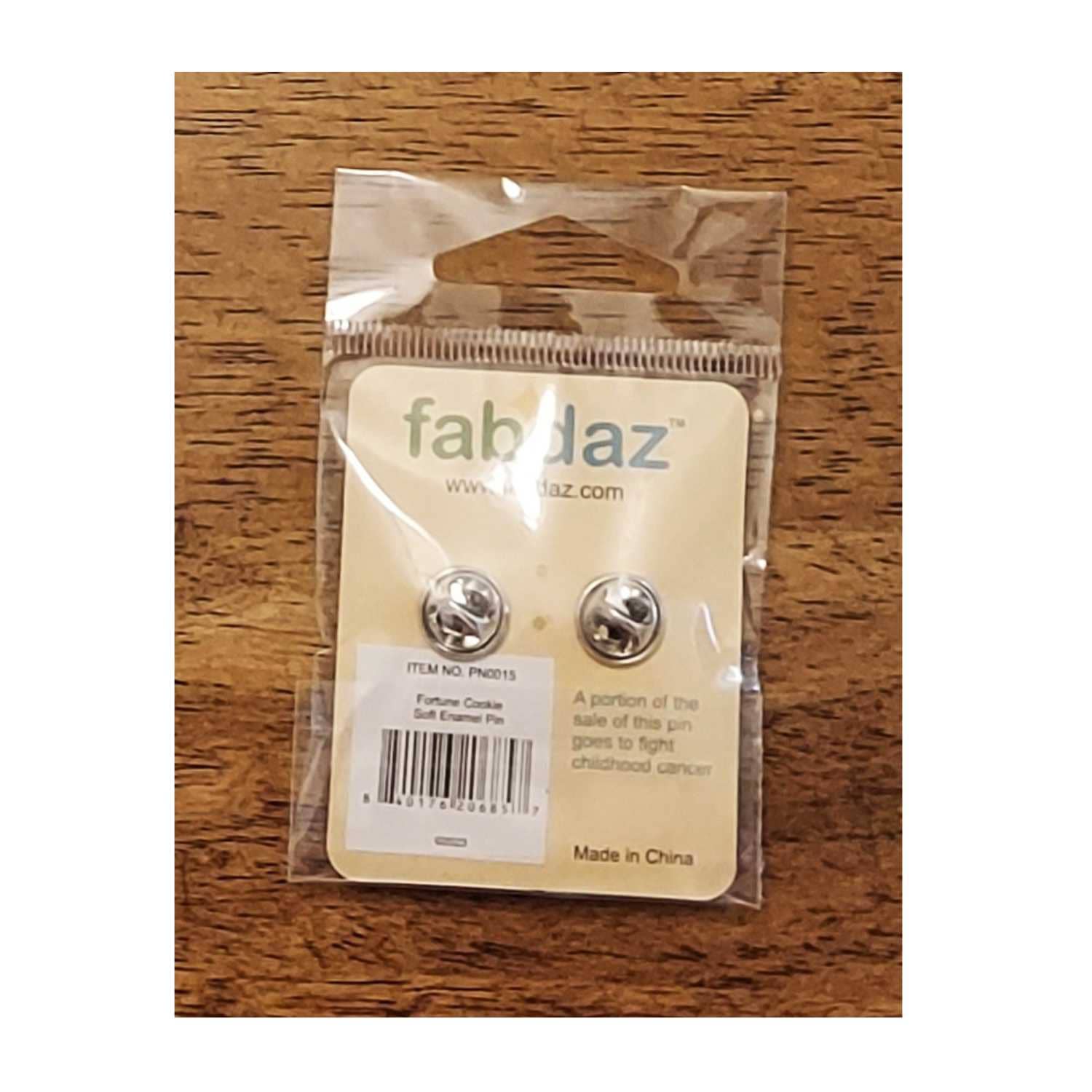 Fabdaz - Wholesale Lapel Pin/Button - Sassy Fortune Cookie Metal Frame Enamel Pin "You're F..ked"3