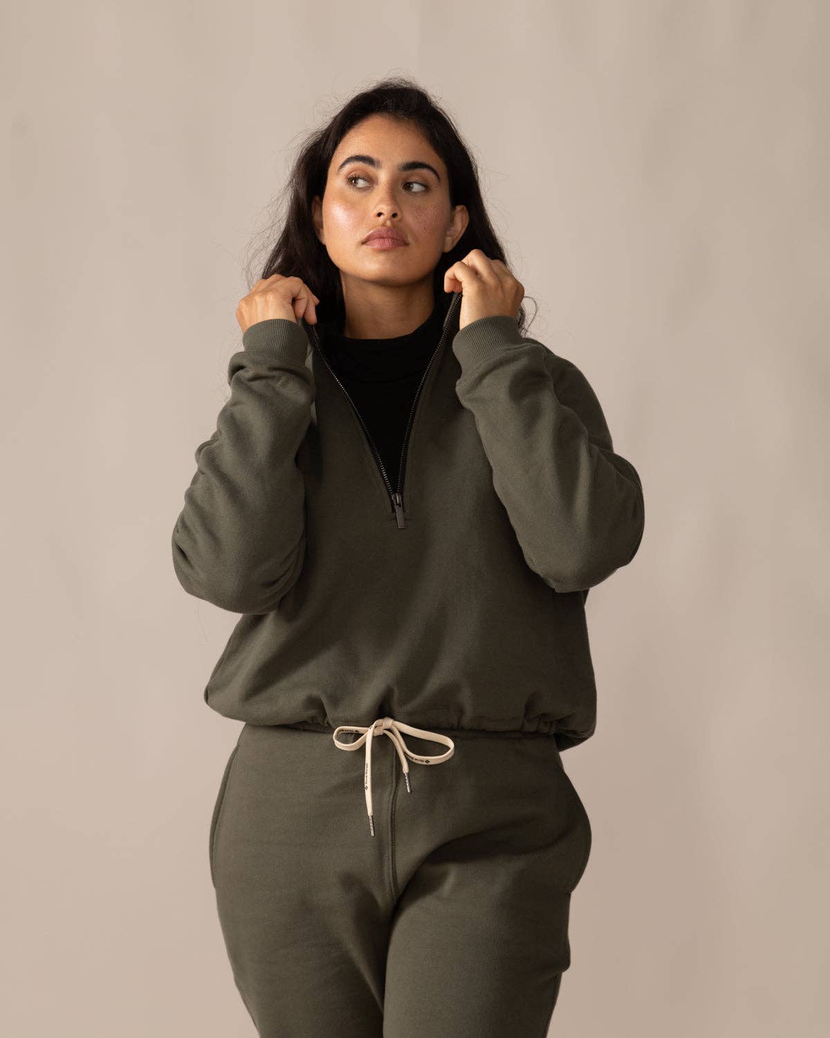 Wayfarer sweatshirt - Moss for wholesale on Faire0